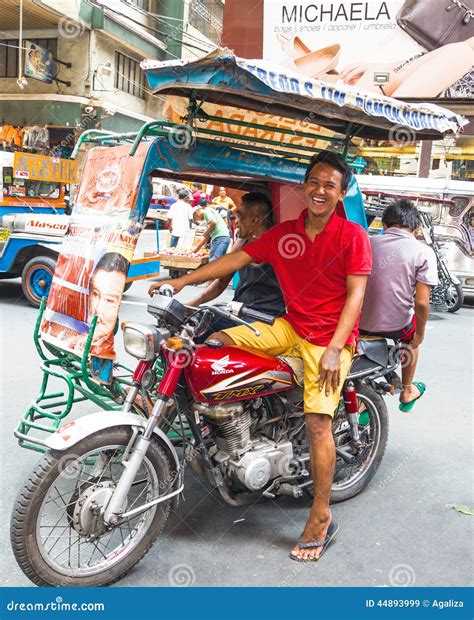 Laughing Passenger Tricycle Driver In Manila, Philippines Editorial Photo | CartoonDealer.com ...