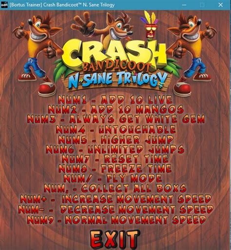 Crash Bandicoot N. Sane Trilogy: Trainer (+13) [1.0] {Bortus ...