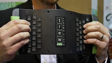 Upside Down QWERTY Keyboard | Weird Tech Products at CES | POPSUGAR Tech Photo 3