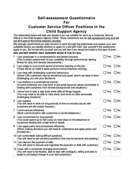 Customer Service Questionnaire - 7+ Examples, Format, How to Improve, Pdf