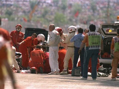 What happened during Ayrton Senna’s funeral?