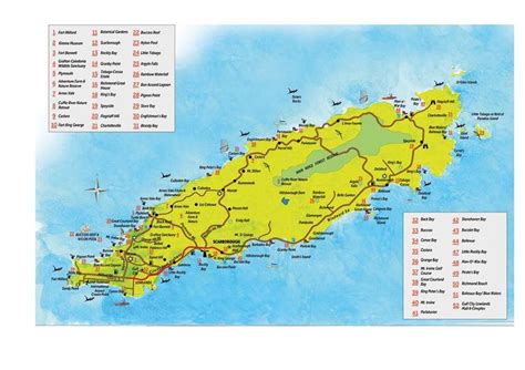 Map of Tobago. Copyright MEP Publishers 2013 | Tobago map, Tobago, Map