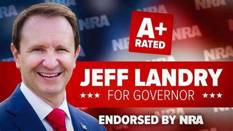 NRA Endorses Attorney General Jeff Landry for Louisiana's Gubernatorial ...