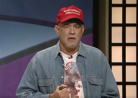 Watch Tom Hanks mock Trump supporters in SNL’s Black Jeopardy.