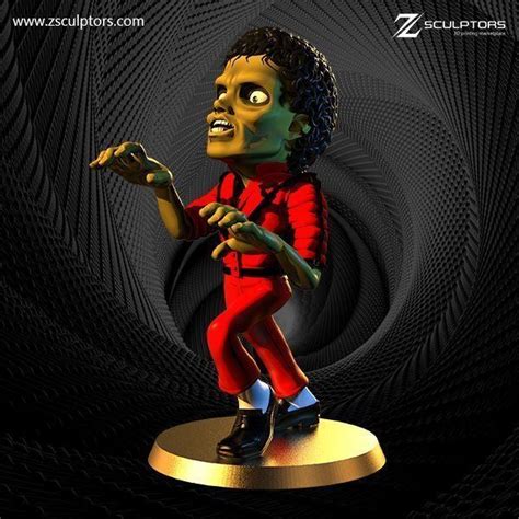 Michael Jackson Thriller 3D model 3D printable | CGTrader