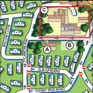 Caravan and Camping Holiday Park Maps