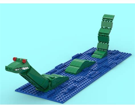 LEGO MOC Sea Monster by 48x48 | Rebrickable - Build with LEGO