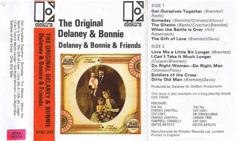 Delaney & Bonnie – The Original Delaney & Bonnie (1969, Cassette) - Discogs