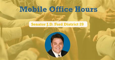 J.D. Ford announces mobile office hours - Indiana Senate Democrats