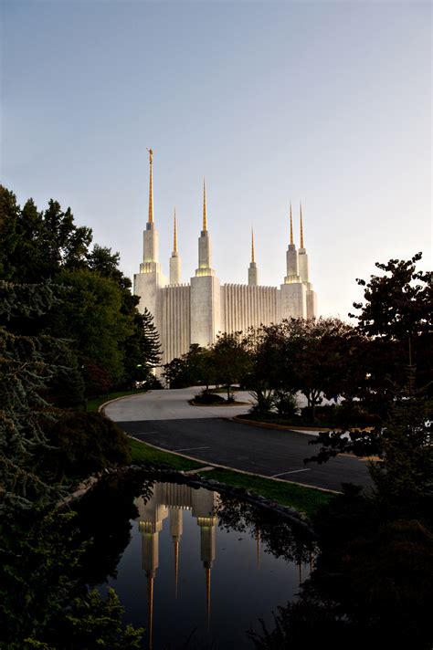 Washington D.C. Temple during Sunset