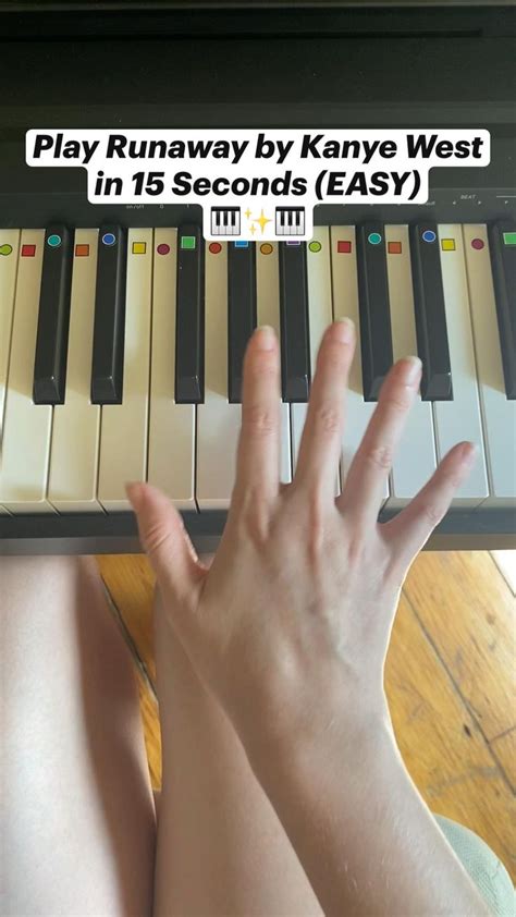 How to play Runaway by Kanye West on the piano intro (easy version ...