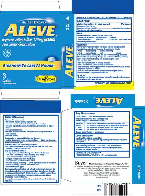 NDC 66715-9702 Aleve Tablet Oral