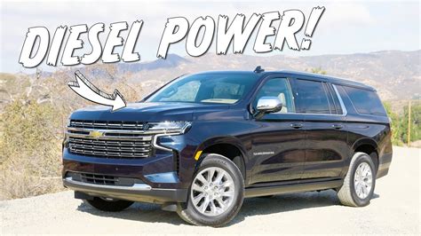 2021 Chevy Suburban DIESEL! | First Drive - YouTube