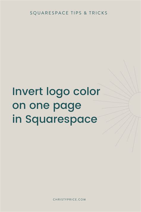 How to Invert the Logo Color on One Page in Squarespace — Squarespace Web Design