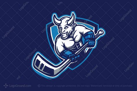 Devil Hockey Team Logo