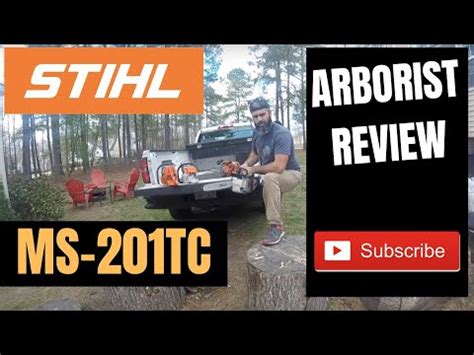 STIHL MS 201 T C-M Review - the “ultimate arborist chainsaw"