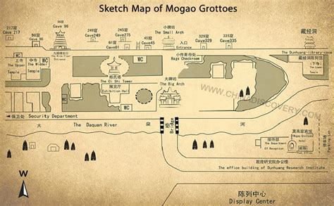 Mogao Caves 2024: Mogao Caves Location Map and Tourist Map...