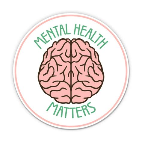 Mental Health Matters - 8" Vinyl Sticker - For Car Laptop I-Pad ...