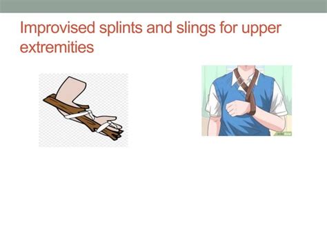 Splinting in first aid