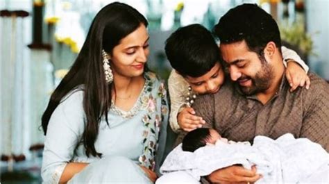 Jr NTR shares cute family photo to reveal son's name - Movies News