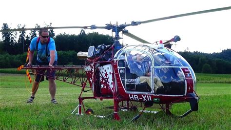 WORLD LARGEST RC SCALE SA-315B LAMA RC TURBINE MODEL HELICOPTER - YouTube