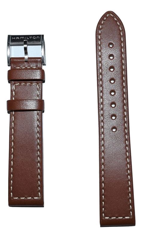 Hamilton Khaki Field 20mm Brown Leather Watch Band – WATCHBAND EXPERT