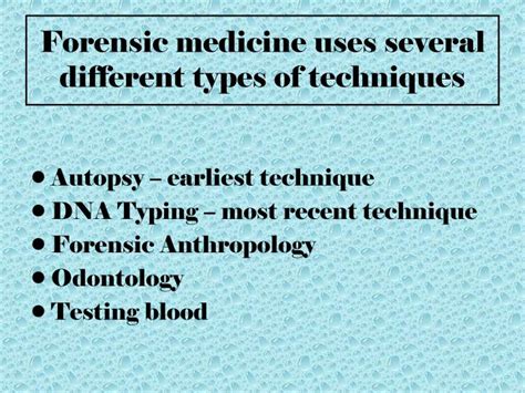 PPT - Forensic Science PowerPoint Presentation - ID:1788838