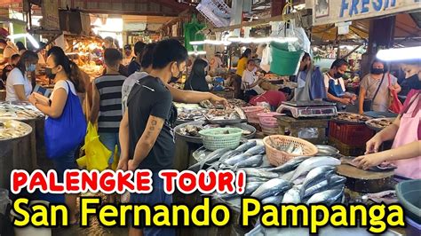 Filipino Food Market Tour | Morning PALENGKE Scene of San Fernando ...