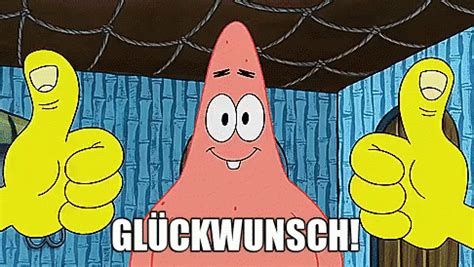 Zwei Daumen Hoch Von Spongebob GIF - Sponge Bob Glückwunsch Daumen Hoch - Discover & Share GIFs