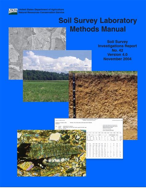 Soil Survey Lab Methods Manual 2004 USDA | Ph | Chemistry