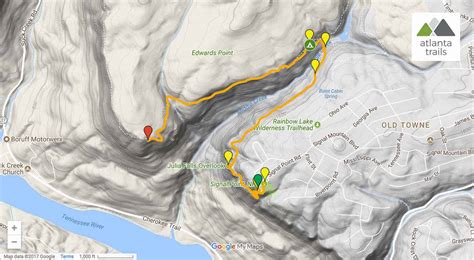 Cumberland Trail: hiking Signal Mountain to Edwards Point