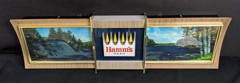 Lot - HAMMS BEER PANORAMIC RIPPLER LIGHTED MOTION SIGN