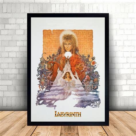 Labyrinth Movie Poster, Wall Art, Canvas Print, Room Decor, Home Decor ...