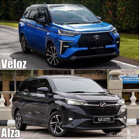 2022 Toyota Veloz vs 2022 Perodua Alza Comparison, What's the difference between the two? | WapCar