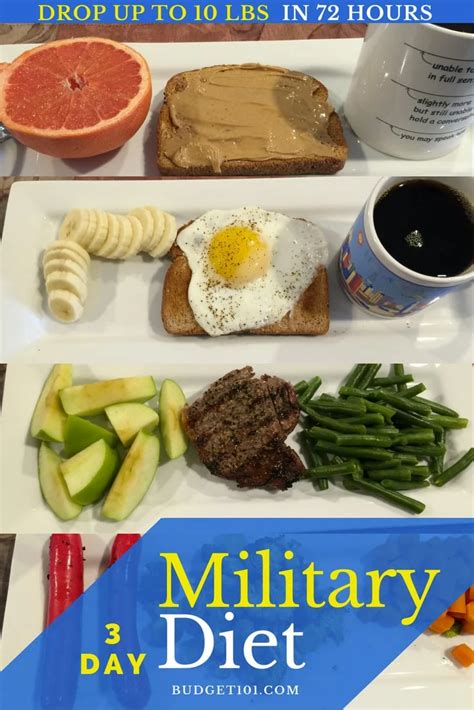 3 Day Military Diet- Drop 10lbs in 72 hours- but does it work?