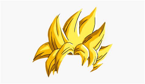 Saiyan God Hair - Goku Super Saiyan Hair Png , Free Transparent Clipart - ClipartKey