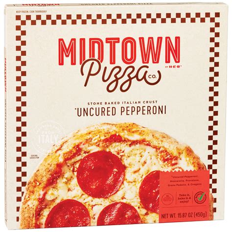 Midtown Pizza Co. by H-E-B Frozen Pizza - Uncured Pepperoni - Shop ...