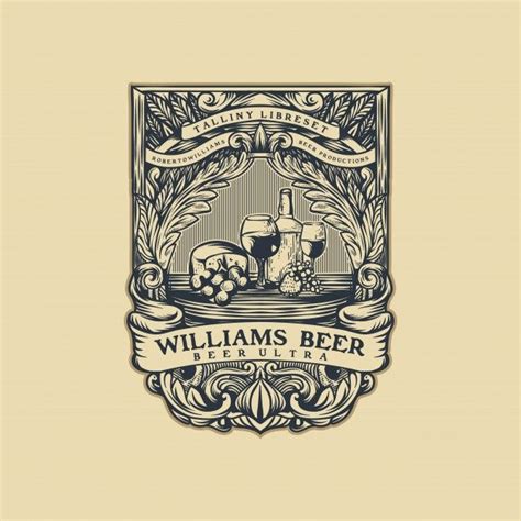 Premium Vector | Beer vintage logo vector | Craft beer logo, Vintage logo, Beer logo