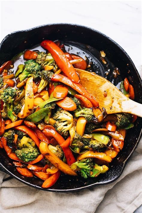 30-Minute Stir Fry Vegetables | Recipe | Easy vegetarian dinner ...