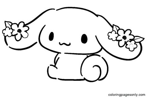 Cute Cinnamoroll for Kids Coloring Pages - Cinnamoroll Coloring Pages ...