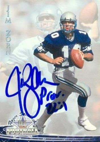 Autographed Jim Zorn Memorabilia & Collectibles | Football autograph ...