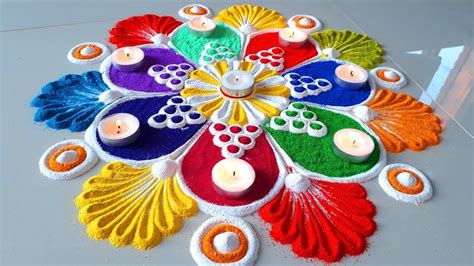 Diwali Beautiful Rangoli Designs/इस दिवाली पर बनाये Colourful Rangoli ...