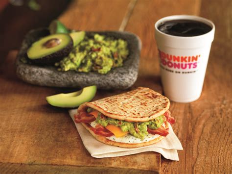 DUNKIN’ DONUTS BRINGS GUACAMOLE TO BREAKFAST WITH NEW BACON GUACAMOLE ...