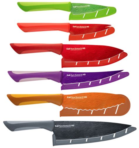 Pure Komachi HD 6-pc Knife Set with Sheaths | Perfect Kitchen | Pinterest | Knife sets, PC and ...