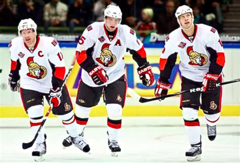 Ottawa Senators "The Cash Line" Daniel Alfredsson, Dany Heatley & Jason Spezza | HockeyGods