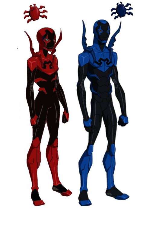 Red Blue Beetle by samona77 on DeviantArt