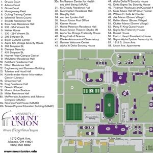 University of Mount Olive Campus Map - Mapformation