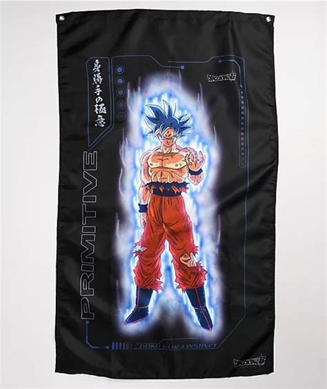 Primitive x Dragon Ball Super Goku Ultra Instinct Black Banner | Mall of America®