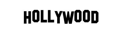 Fonts Logo » Hollywood Logo Font