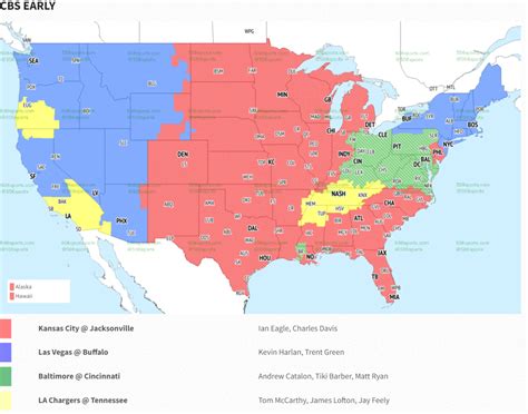 NFL Week 2 TV Coverage Map - Sports Illustrated Arizona Cardinals News, Analysis and More